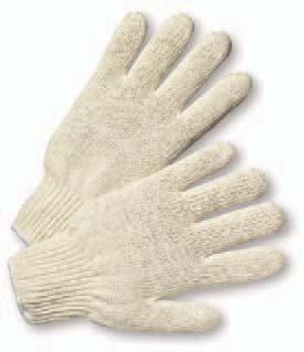 string knits cotton/polyester MANUFACTURING GENERAL LABOR MATERIAL HANDLING SHIPPING/RECEIVING AGRICULTURE Seamless String Knit Gloves An added layer of