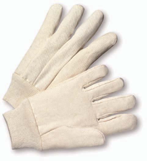 canvas MANUFACTURING GENERAL LABOR MATERIAL HANDLING SHIPPING/RECEIVING AGRICULTURE cotton General-Purpose Cotton Canvas Gloves Comfortable work gloves for protection in light-duty applications.