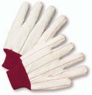 Comfortable premium cotton canvas gloves are ideal for general-purpose protection.