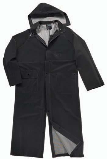 Style 4035FR - FR 3-Piece Rainsuit Includes Jacket, Detachable Hood and Bib Overalls. Sizes: M-8XL.