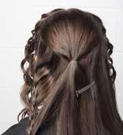 strand of the braid and draw your top sections to this point