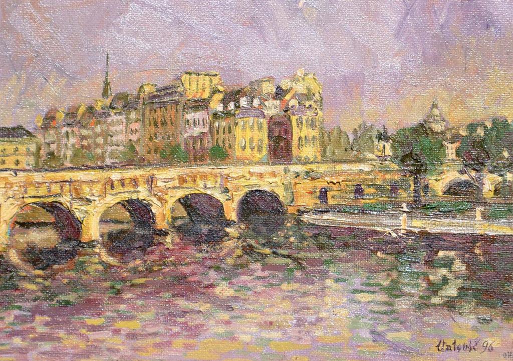 Most Pont Neuf, Paríž, 1996, op.