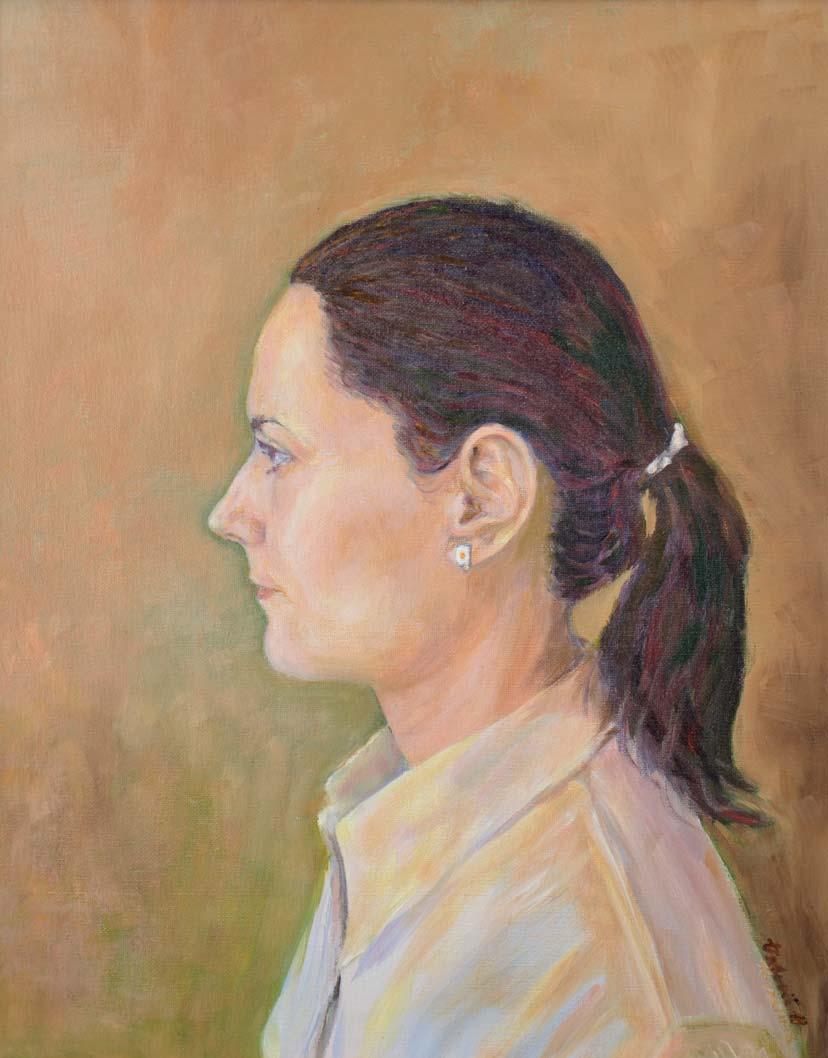 Portrét mladej ženy, 2011, op.