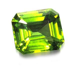 Appearance Peridot is one of the few gemstones that occur in only one color, an olive green.
