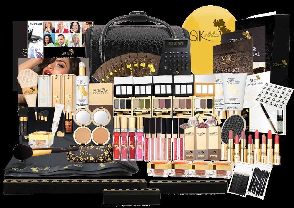 6 COSMETIC PRODUCT SHOWCASE KIT KIT VALUE $2,167.25 JOIN PRICE $1,100.