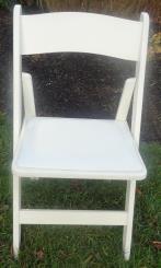 Folding Chairs (Chair sash not included) Resin "W