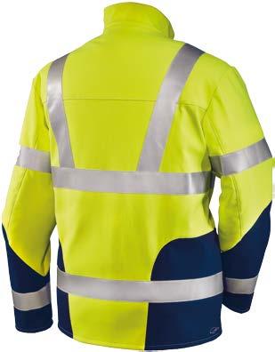 Each jacket provides you with very high Arc Flash Protection (7kA). The HI-VISION garments are additionally certified acc.