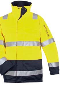 HB-MultiPro Fleece FR HIVIS & WEATHER Alongside protection against the cold, this warm under-layer also provides effective protection against flames, electric arcs and
