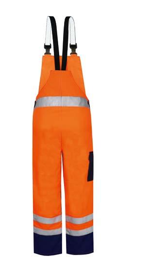 HIVIS & WEATHER 1 JACKET Two-coloured outer material constructed as Z-liner with welded seams high stand-up collar with built-in