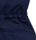 with flaps and press stud closures 2 side pockets with flaps and zips hip-height hem slits with concealed zips waist can be adjusted with drawstring