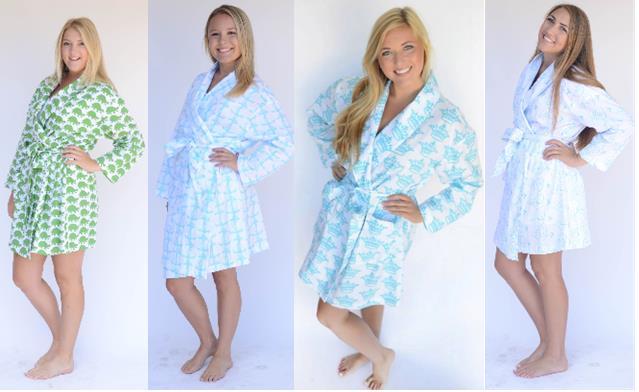 Robes (Retail: $60) Made of 100% Cotton Poplin and available in one