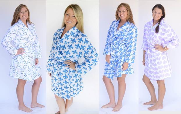Robes (Retail: $60) Made of 100% Cotton Poplin and available in one