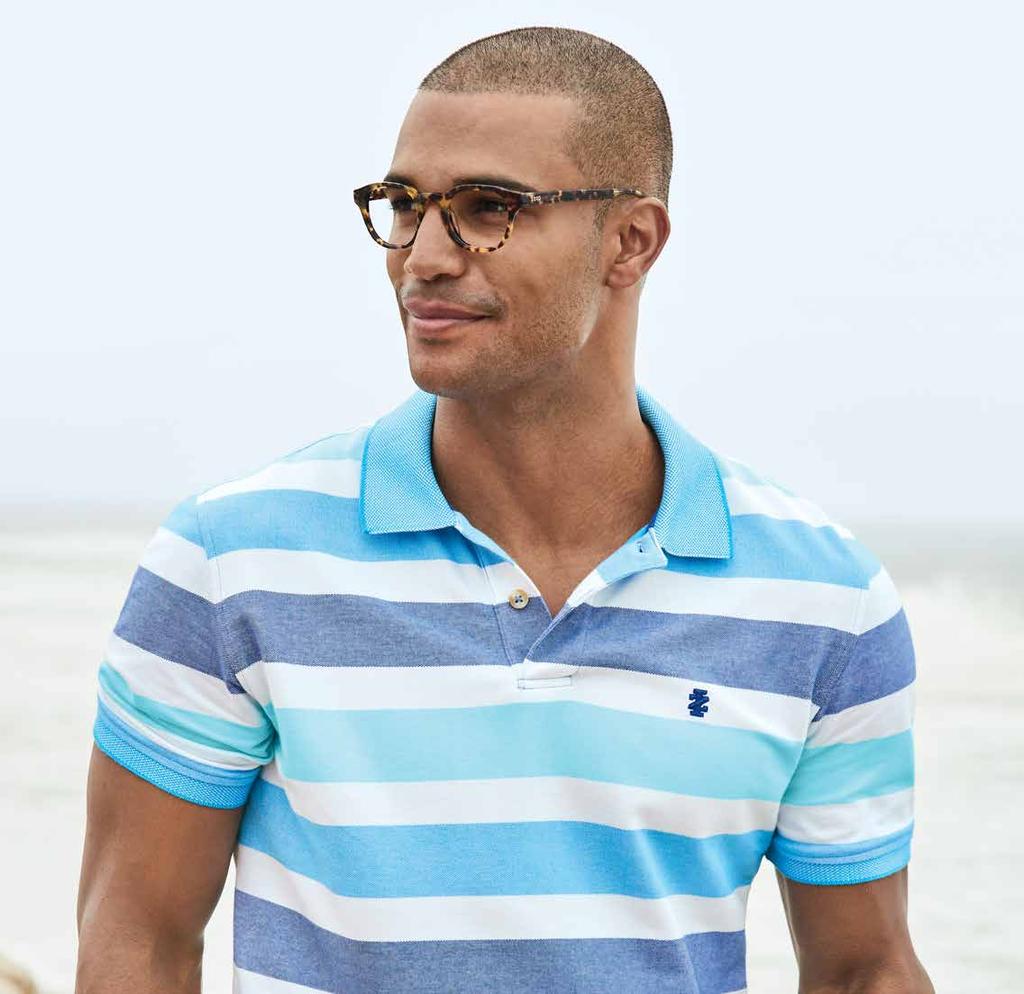 A WEEKEND STATE OF MIND With fun, colorful, and confident designs, IZOD offers fresh American designs with a clean, youthful aesthetic, innovative performance features, and their signature weekend