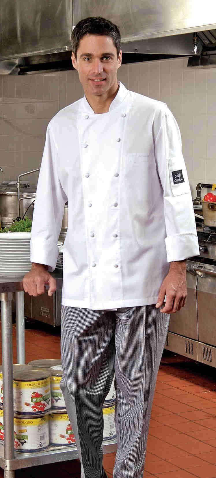 CHEF COATS Chef Coat with Mesh Combines forward thinking features with a
