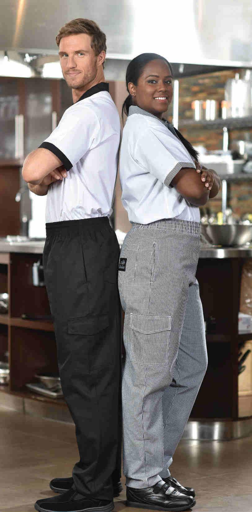BAGGY CHEF PANTS Cargo Chef Pants The extra pockets of the