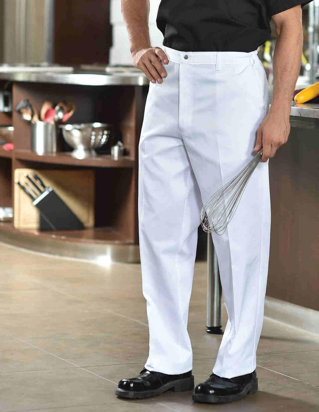 WORK PANTS Side Elastic Work Pants - side Elastic The strong poly-cotton blend material offers a clean and neat