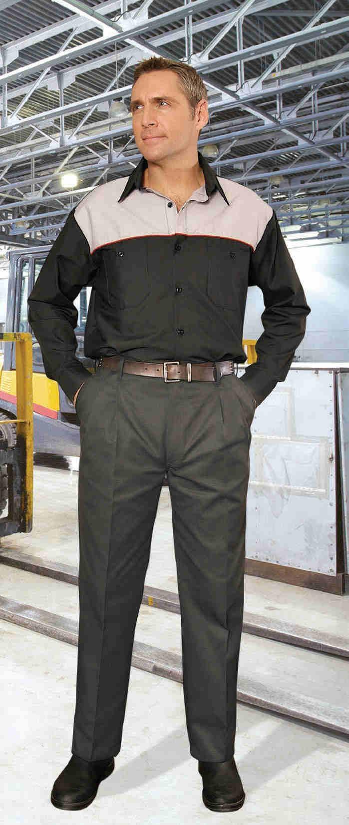 WORK PANTS 2140 Pleated Pants Special environments and assignments require special features. We are pleased to offer pleated pants to provide more style and utility options.