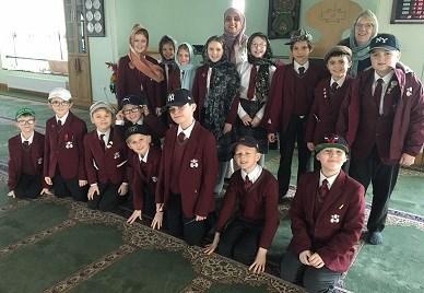 As well as learning more about Islam, they were able to have a look behind the