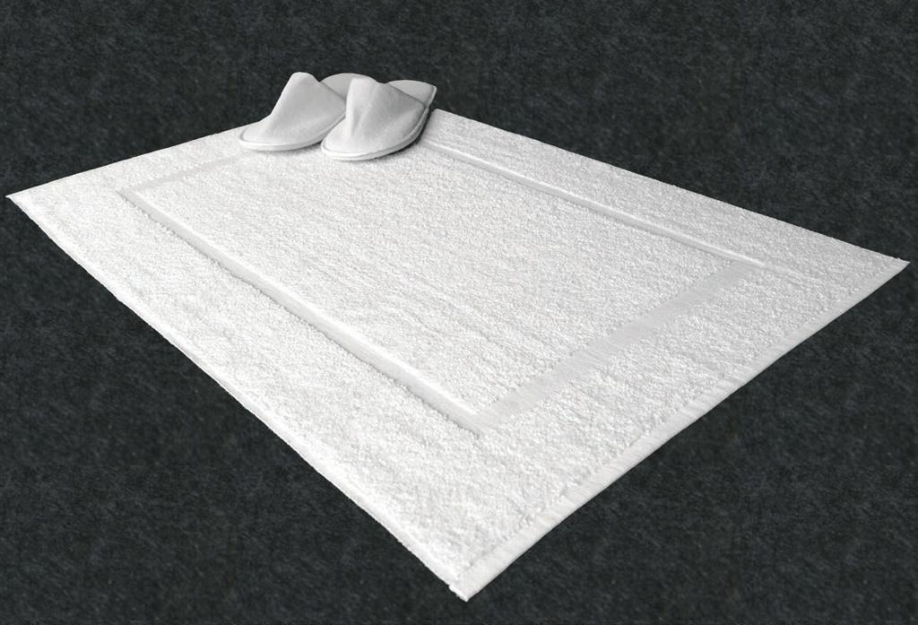 Royal Rose ath Towel 35 x 70 White ath Mat: 86% Cotton