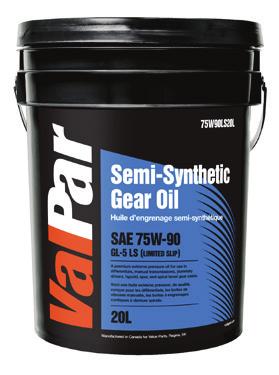 1 of 5 Material Safety Data Sheet Semi-Synthetic Gear Oil 75W-90 1.