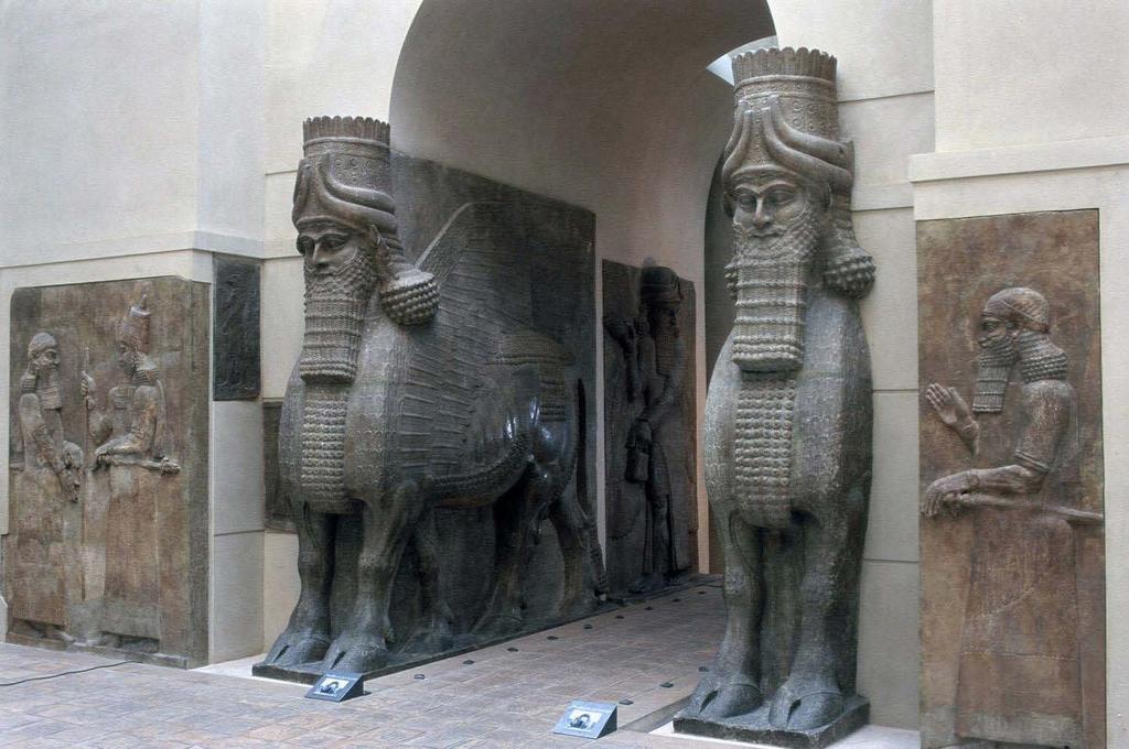 #25 Lamassu from the citadel of Sargon II, Dur Sharrukin