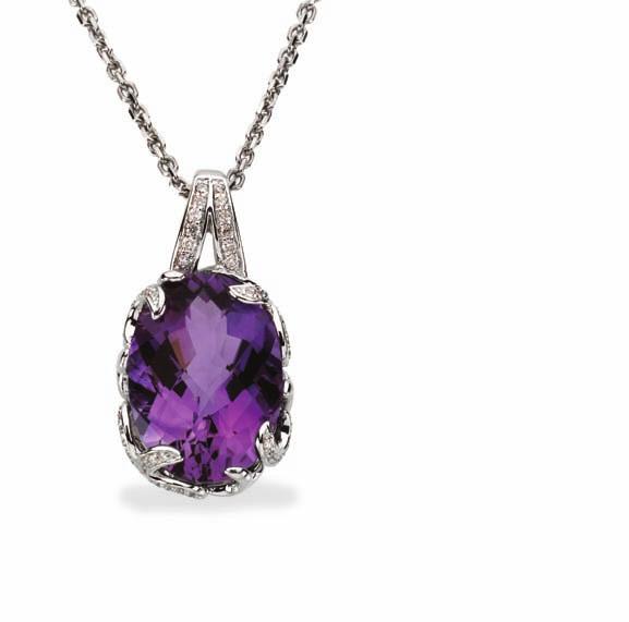 W H AT S N E W & H O T Amethyst Ensemble Sizzles Heading into fall, purple is among the most popular fashion colors.