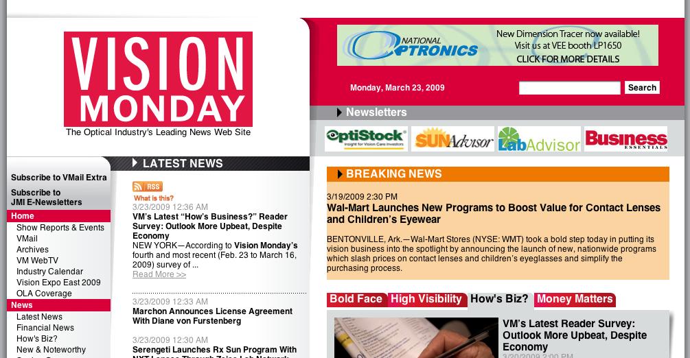 WORKING WITH VM WEB ACCESS WEB ACCESS Changing headlines into valuable content www.visionmonday.