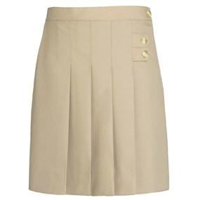 MIDDLE SCHOOL GIRLS UNIFORM EXAMPLES 6-8 Chapel Uniform-Must be worn on Wednesdays Girls may wear navy blue or khaki/tan pants, capri s, walking shorts or skirts but skirts must be purchased from our