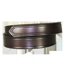1¼" Belts 17530- Full Grain Black Bison Hook & Loop Tipped 17581- Black Bridle Stitched Edge Silver Buckle Snap Off