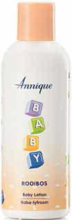 hypo-allergenic qualities of the Annique Rooibos extract assuring that your baby s skin is protected