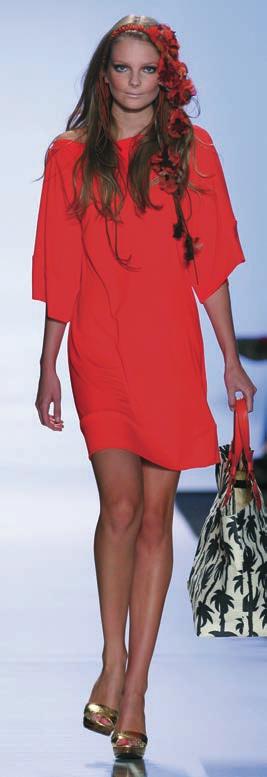 s liquid gold asymmetric mini dress and finish the look with an oversized gold and red