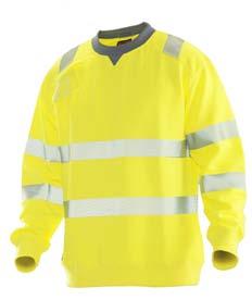 High-visibility class: 3 EN20471 Art no: 65512393-2100 yellow Sizes: S 3XL Waist measurement up to 155 cm 2421 TRANSPORT TROUSERS Durable and easy-care polyester/cotton.