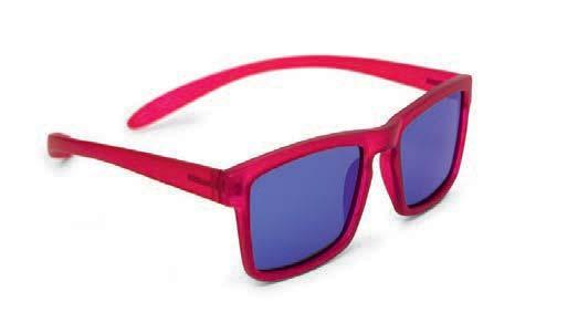 All children sunglasses include a case 8815 01 Fuchsia with blue