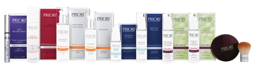 In addition to the Target Skin Therapy range, PRIORI offers: PRIORI Advanced AHA Cosmeceuticals The Proven Multi-layer Skin Renewal System Fitness Analogy: Basic Skin Health & Fitness The latest AHA