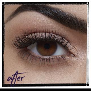 00 Eyelash extensions to thicken and lengthen your own lashes, lasting up to six weeks.