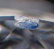 date. The occurrence of syngenetic sapphire inclusions provides insight into the environment in which the host diamond crystallized.