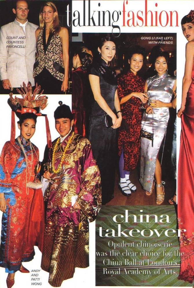 takeover of the China Ball at London s Royal Academy of Arts (p. 214). In the issue of January 1998 (Figure 4.4b), Chinoiserie was chosen as one of the SEVEN MUSTS OF 97 (p. 152). a. 1997(11) p.