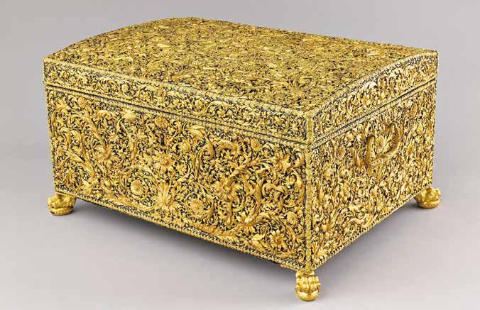 Considered as one of the great masterpieces of the collection of the Louvre, the gold chest known as «Anne of Austria s casket» has no equivalent in the world 1 (fig. 1).
