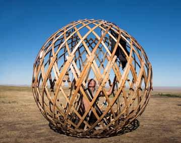 LAM 360 LAND ART MONGOLIA 4TH BIENNIAL Catching the Axis, Between the Sky and the Earth Enkhbold Togmidshiirev 74