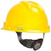 V-Gard Protective Caps and Hats Classification: Type I Application: General purpose Shell Material: Polyethylene Available Styles: Slotted Cap; Slotted Full-Brim Hat Sizes: Cap: Small (6 7 8");