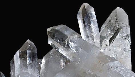 Rock crystals and goblet cut from rock crystals Source: Goblet photographed in: "Landesmuseum Stuttgar", Germany Relatively rare quartz "bipyramids" from