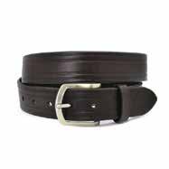 Hilfiger) Dark Leather Belt Khaki Flat Front or