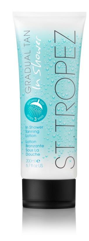 Gradual Tan In Shower the most convenient way to tan in just 3 minutes Gradual Tan PLUS with multi
