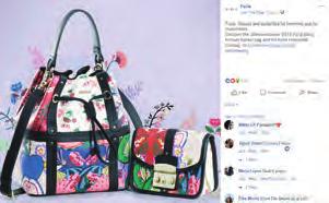 The brand s rollout of online exclusive bags have scored particularly high in terms of Facebook engagement.