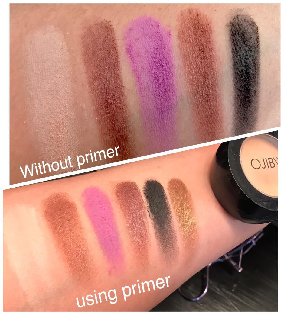 The primer's job is to fill the fine lines in your skin so that your makeup doesn't settle