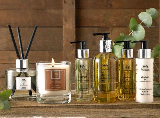 conditioners, calming candles and diffusers and stylish travel packs.
