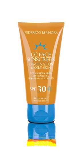 CC FACE SUNSCREENS COMBINATION & OILY SKIN COMBINATION & OILY SKIN SPF 30 / HIGH PROTECTION DRY & SENSITIVE SKIN SPF 50 / HIGH PROTECTION CC FACE SUNSCREENS SPF 30, SPF 50 7) Is the product