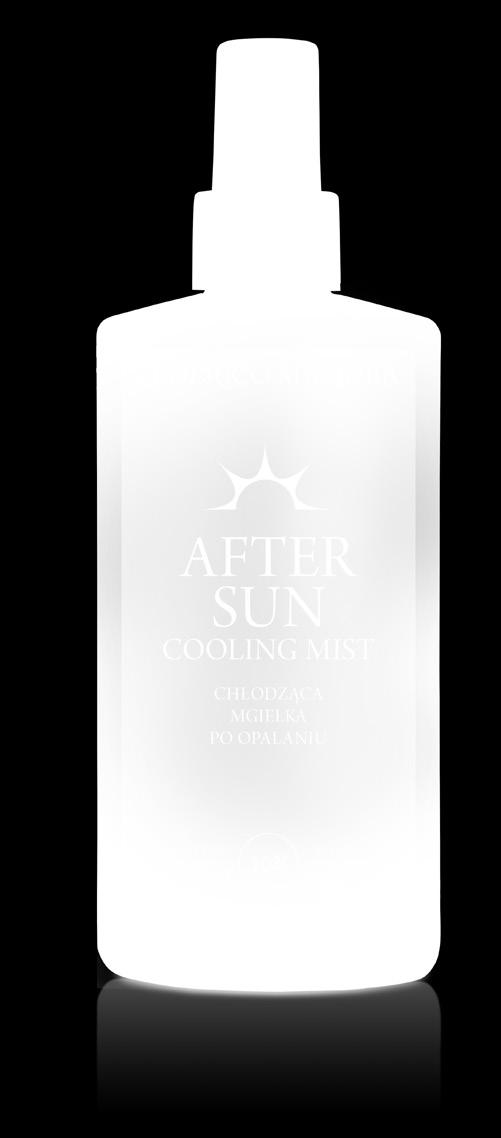 AFTER SUN COOLING MIST AFTER SUN COOLING MIST 1) What are the properties of the after sun cooling mist? The mist instantly soothes burns and skin irritation caused by excessive tanning.