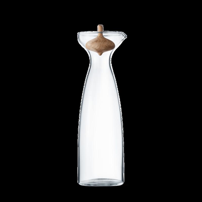 Spinning Top Water Carafe + charity:water donation $95 1 in 10 people lack access to clean water.