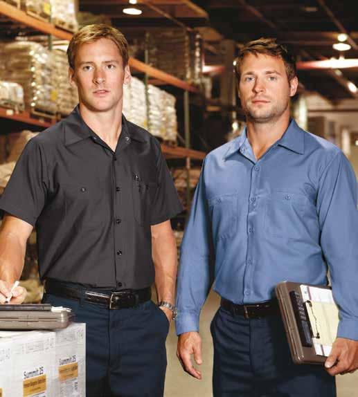 Maintenance These hardworking shirts and pants are built to meet IL50 standards - excelling through 50 industrial launderings. Men s Industrial Work Shirts 4.25 oz.